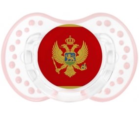 Drapeau Monténégro Tétine LOVI Dynamic Retro-blanc-rose-tendre classique