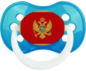 Drapeau Monténégro Sucette Anatomique Cyan classique