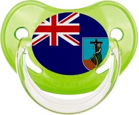 Drapeau Montserrat Sucette Physiologique Vert classique