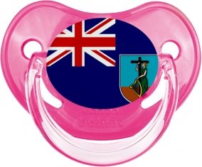Drapeau Montserrat Sucette Physiologique Rose classique