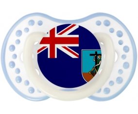Drapeau Montserrat Sucette LOVI Dynamic Blanc-cyan classique