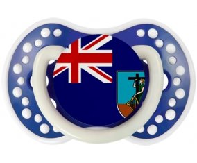 Drapeau Montserrat Sucette LOVI Dynamic Bleu-marine phosphorescente