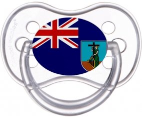 Drapeau Montserrat Tétine Anatomique Transparente classique