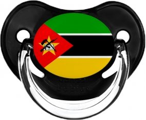 Drapeau Mozambique Tétine Physiologique Noir classique