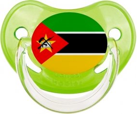 Drapeau Mozambique Tétine Physiologique Vert classique