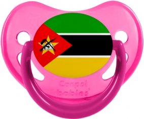 Drapeau Mozambique Tétine Physiologique Rose phosphorescente
