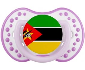 Drapeau Mozambique Sucete LOVI Dynamic Blanc-mauve classique