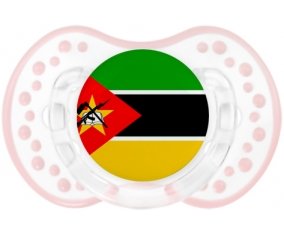 Drapeau Mozambique Sucete LOVI Dynamic Retro-blanc-rose-tendre classique