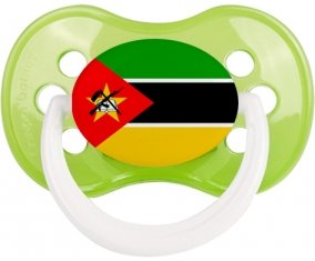 Drapeau Mozambique Sucete Anatomique Vert classique