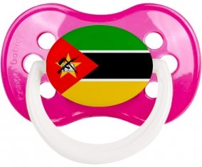 Drapeau Mozambique Sucete Anatomique Rose foncé classique