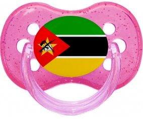 Drapeau Mozambique Sucete Cerise Rose à paillette