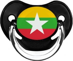 Drapeau Myanmar Sucete Physiologique Noir classique