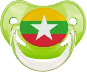 Drapeau Myanmar Sucete Physiologique Vert classique