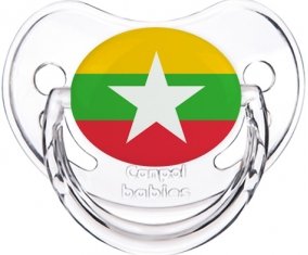 Drapeau Myanmar Sucete Physiologique Transparent classique