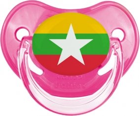 Drapeau Myanmar Sucete Physiologique Rose classique
