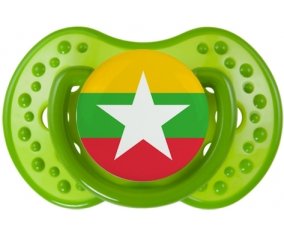 Drapeau Myanmar Tétine LOVI Dynamic Vert classique