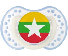 Drapeau Myanmar Tétine LOVI Dynamic Blanc-cyan classique