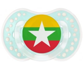 Drapeau Myanmar Tétine LOVI Dynamic Retro-turquoise-lagon classique