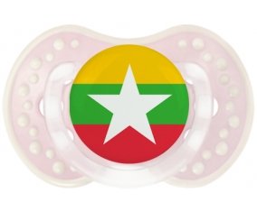 Drapeau Myanmar Tétine LOVI Dynamic Retro-rose-tendre classique
