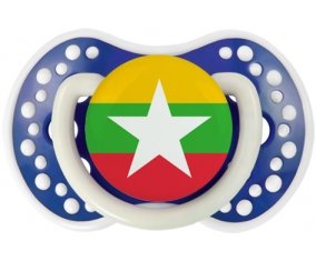 Drapeau Myanmar Tétine LOVI Dynamic Bleu-marine phosphorescente