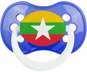 Drapeau Myanmar : Sucette Anatomique personnalisée