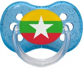Drapeau Myanmar : Sucette Cerise personnalisée