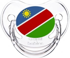 Drapeau Namibie Sucette Physiologique Transparent classique