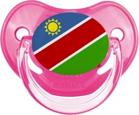 Drapeau Namibie Sucette Physiologique Rose classique