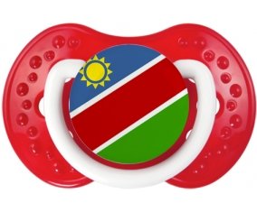 Drapeau Namibie Sucette LOVI Dynamic Blanc-rouge classique