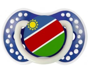 Drapeau Namibie Sucette LOVI Dynamic Bleu-marine phosphorescente