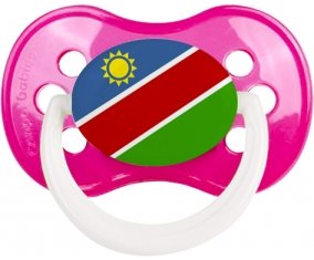 Drapeau Namibie Tétine Anatomique Rose foncé classique