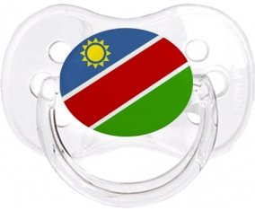 Drapeau Namibie Sucette Cerise Transparent classique