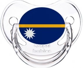 Drapeau Nauru Sucette Physiologique Transparent classique
