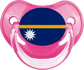 Drapeau Nauru Sucette Physiologique Rose classique