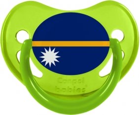 Drapeau Nauru Sucette Physiologique Vert phosphorescente