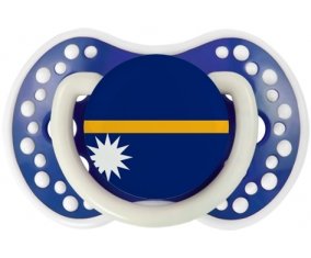 Drapeau Nauru Sucette LOVI Dynamic Bleu-marine phosphorescente