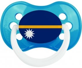 Drapeau Nauru Sucette Anatomique Cyan classique