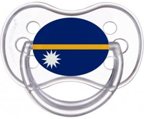 Drapeau Nauru Sucette Anatomique Transparente classique
