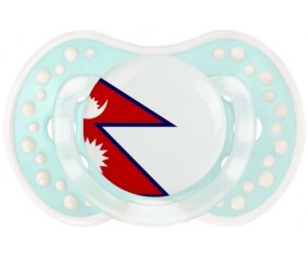 Drapeau Népal Sucete LOVI Dynamic Retro-turquoise-lagon classique