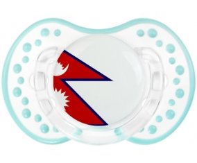 Drapeau Népal Sucete LOVI Dynamic Retro-blanc-lagon classique