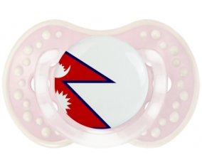 Drapeau Népal Sucete LOVI Dynamic Retro-rose-tendre classique