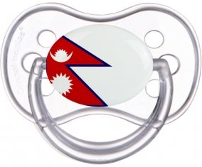 Drapeau Népal Sucete Anatomique Transparente classique