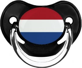 Drapeau Pays-Bas Sucete Physiologique Noir classique
