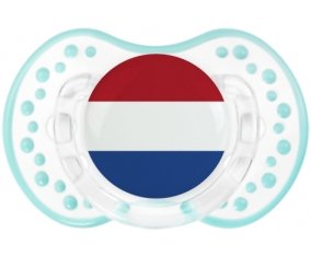 Drapeau Pays-Bas Tétine LOVI Dynamic Retro-blanc-lagon classique