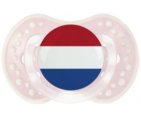 Drapeau Pays-Bas Tétine LOVI Dynamic Retro-rose-tendre classique