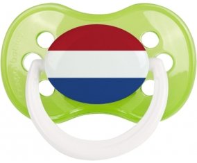 Drapeau Pays-Bas Sucette Anatomique Vert classique