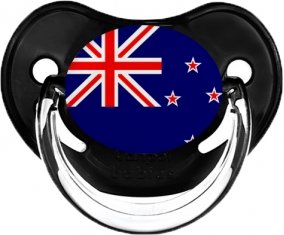 Drapeau Nouvelle-Zélande Sucette Physiologique Noir classique