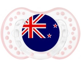 Drapeau Nouvelle-Zélande Sucette LOVI Dynamic Retro-blanc-rose-tendre classique