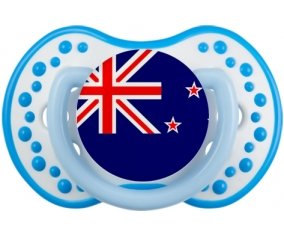 Drapeau Nouvelle-Zélande Sucette LOVI Dynamic Blanc-bleu phosphorescente