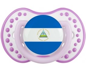 Drapeau Nicaragua Sucete LOVI Dynamic Blanc-mauve classique